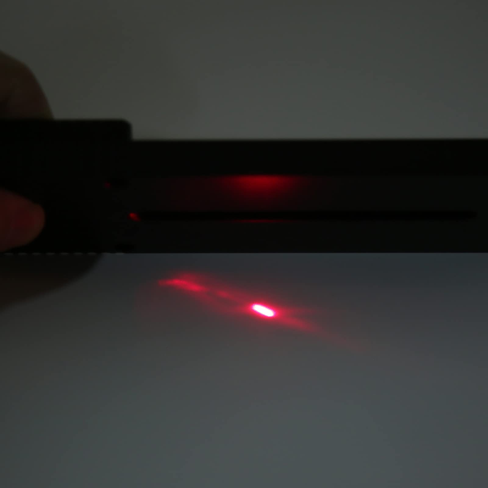 KIMISS Medidor Láser de Espesor de Vidrio: Medidor de Espesor Aislado de Doble Capa con Escala Clara para Mediciones Precisas del de la Capa de Vidrio y Aire