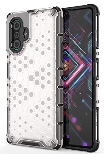 Image of Glasgow Back Case Cover Designed for Poco F3 GT - Transparent