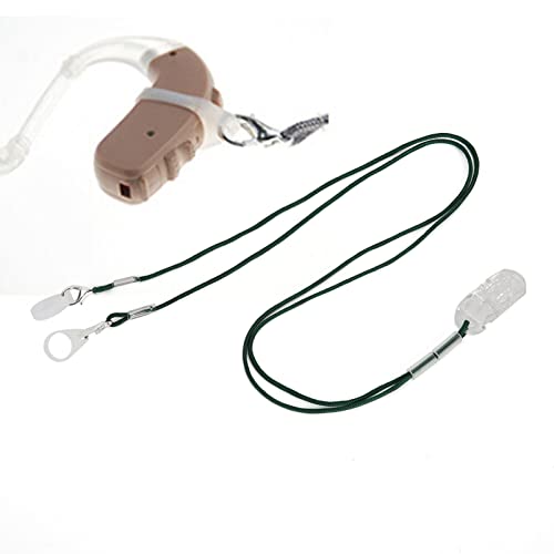 Cuerda Antipérdida Para Audífonos Prácticos, Clip Para Audífonos, Amplificador De Sonido, Audífonos, Correa Colgante, Accesorios Para Audífonos De Plástico Con Anillo De Silicona
