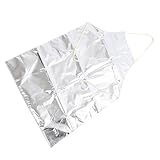 1000 ℃ Hochtemperaturbeständige Arbeitsschürze, Industriefolienschürze, Hitzeschutz-Arbeitsschürze aus Aluminium Für Industriewerkzeuge