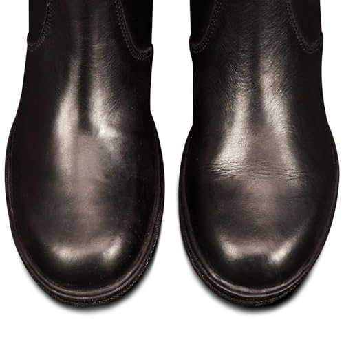Image of Ovation Women's Moorland II Highrider Tall Riding Boot - Full-Grain Leather Waterproof Breathable Side-Zip Equestrian Boots