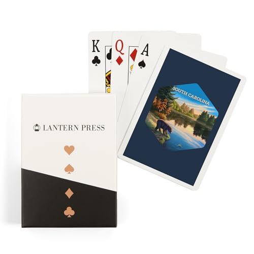Lantern Press South Carolina, Naipes Póker 52 cartas