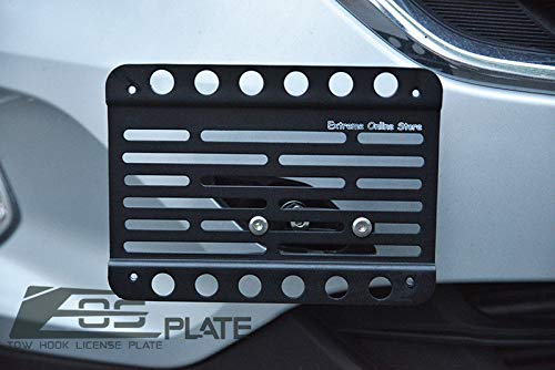 Mercedes License Plate Mount Mercedes Tow Hook License Plate Mount - Front Bumper Relocator For C-Class E-Class S-Class GLC GLE Front Bumper Plate Relocator For Mercedes C-Class