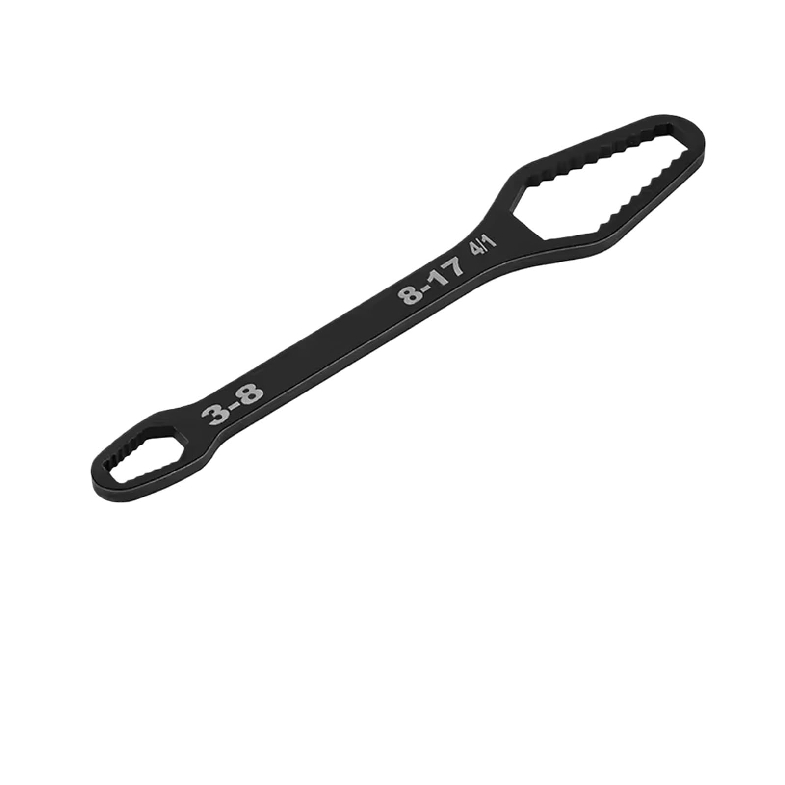 Xchiaueo Black(3-17Mm) 3-17Mm 8-22Mm Wrench Board Adjustable Double-Head Spanner Multi-Purpose Tools