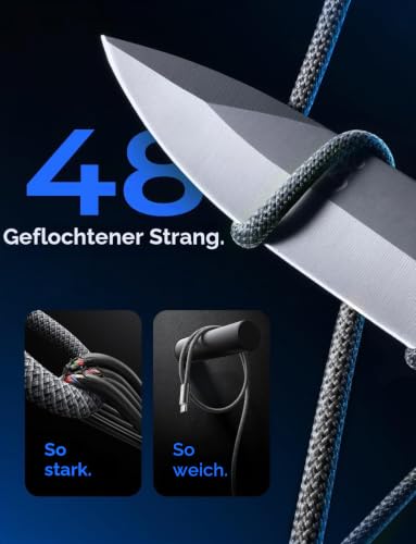 LISEN 240W USB C Kabel, PD 3.1 USB C Ladekabel, USB C auf USB C Kabel – Ansicht 5