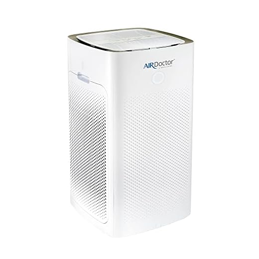 AIRDOCTOR AD5000 4-in-1 Air Purifier for Extra Large Spaces & Open Concepts with UltraHEPA, Carbon & VOC Filters - Removes particles 100Xs Smaller than HEPA Standard
