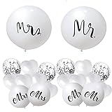 ●Crea una atmósfera: Los globos de boda blancos pueden hacer que tu fiesta tenga más ambiente,con su decoración tu fiesta será más perfecta y seguramente quedarás satisfecho con el arreglo romántico de tus sueños.
