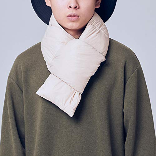 longrep Dicker Schal, Winter Daunenschal, Herbst und Winter Outdoor Wandern, Wasserabweisend und Samtdicken Schal