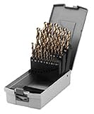 Spiralbohrer-Satz, HSS-E, 19-teilig, Elora-1362-S 19