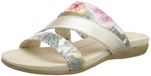 Softline 27161, Ciabatte Donna, Marrone (Flower Comb. 908), 36 EU X-Larga