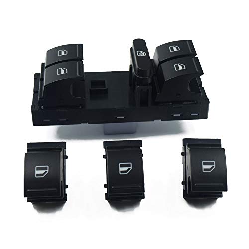 Interrupteur de vitre électrique 1K4959857 commande de lève-vitre pour Golf Passat et Tiguan