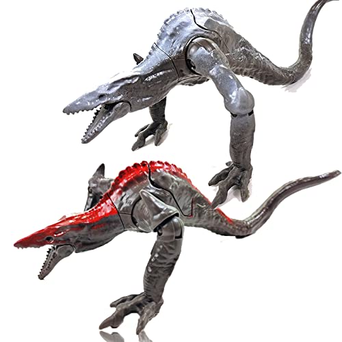 Godzilla Toy 2022 New Upgraded Version, Godzilla vs Kong Toys 12" Skull Crawler Toy, Soft Glue Godzilla King of The Monsters Toys/ Godzilla Action Figure 2Pcs ( 2nd + 3rd Level Evolution )
