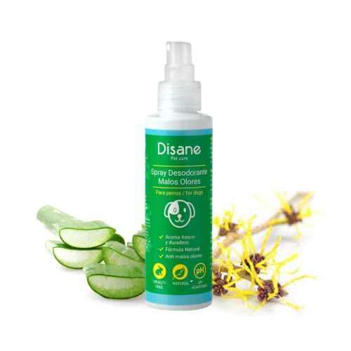 DISANE Spray Desodorante Perro Natural |150ml | Eliminador de Olores Mascotas | Colonia para Perros | Neutraliza y Elimina los Malos Olores | Perfume Perro Larga Duración