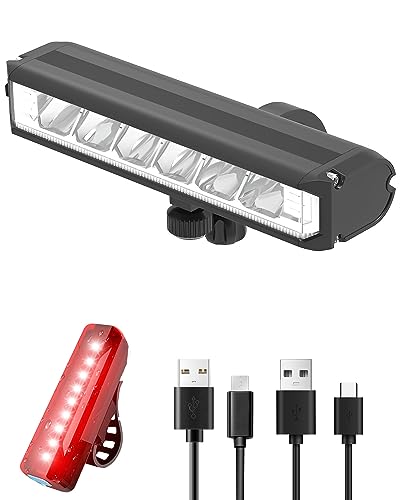 Luce anteriore a led per bicicletta Black Lynx con riflettore - Luci per biciclette