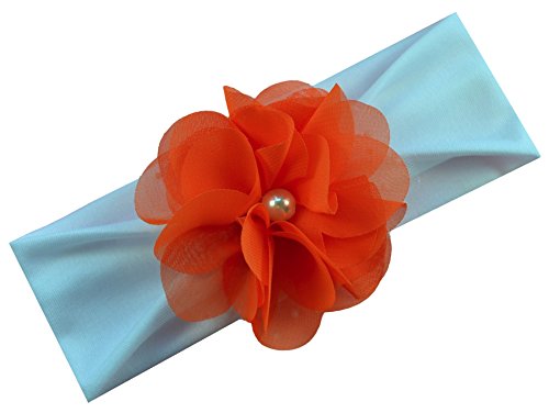 Funny Girl Designs Pearl Chiffon Baby Headband
