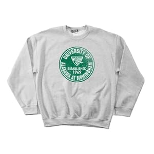 Alabama Birmingham Blazers 50/50 Blended 8-Ounce Vintage Circle Crewneck Sweatshirt, Medium, Sport Grey