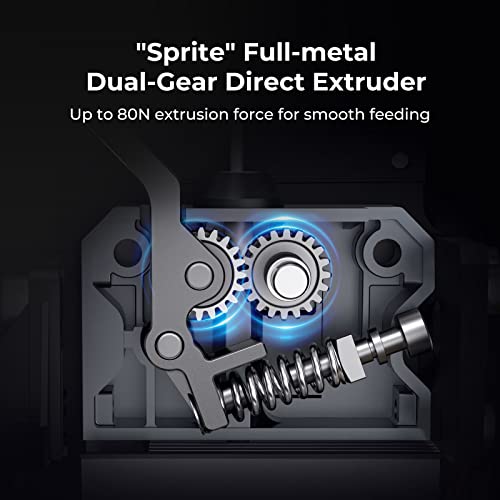 Creality 3D Printer Ender 3 S1 Pro High-Temp Nozzle Sprite Full Metal Direct Drive Extruder Cr Touch Auto Leveling Pei Bed Filament Sensor Printing Size 10.6X8.6X8.6In #TOP2