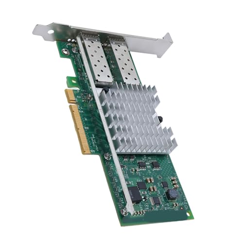 10Gb PCI E Tarjeta de Red, Puerto Dual SFP, Compatible X520 DA2 82599 Chip, Adaptador Ethernet LAN PCI Express, compatible con Win 2003 Server, Vista, Virtual Server 2005, SUSE SLES 10 o superior miniatura 6