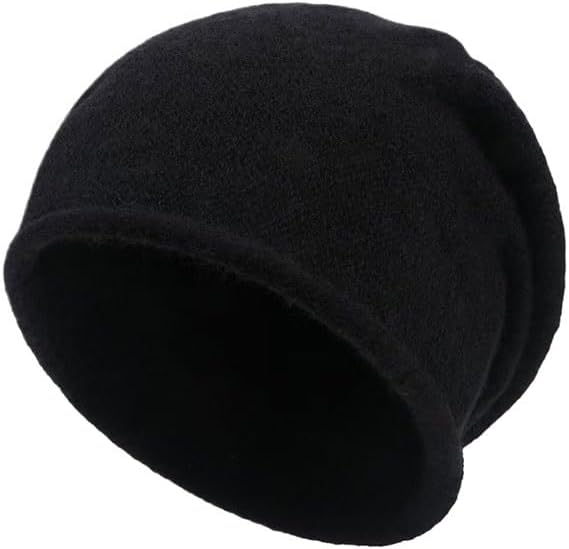 Warm Woolen Knitted Cap for Women Versatile Outdoor