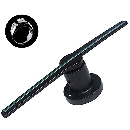 PTKU 3D Hd Projector, Hologram Projector Speed Running Hanging, Air Imaging Spectre Halloween Hologram for Shopping Malls, Exhibitions, Cinemas, Airports, Subways