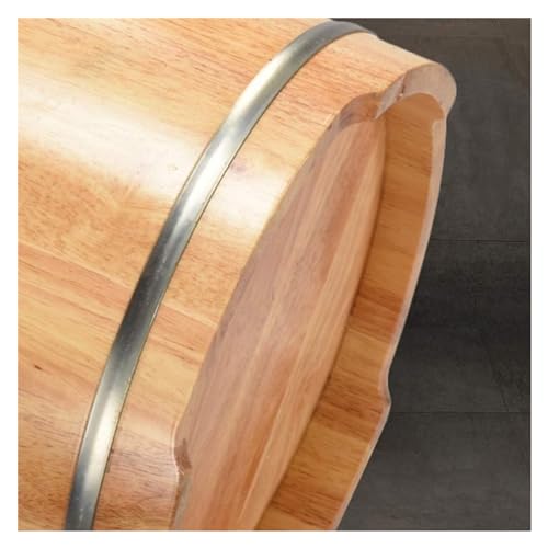 Tina para pies de madera maciza con tapa y masaje miniatura 5