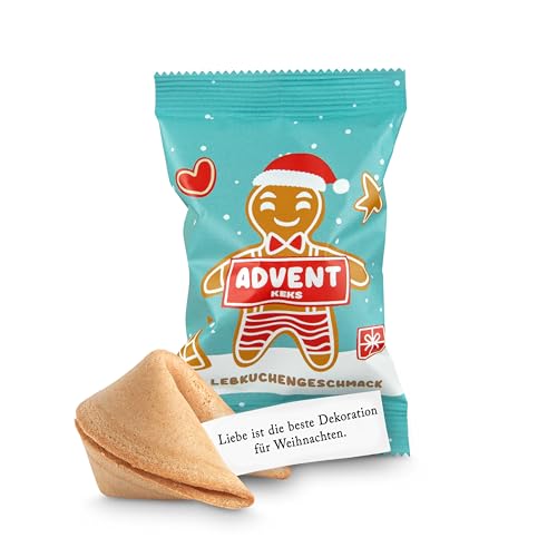 Glückskekse Weihnachten Lebkuchenmann 15 Glückskekse in der...