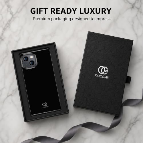 Image of COCOMII Rectangle for iPhone 15 Case, Glossy Ebony