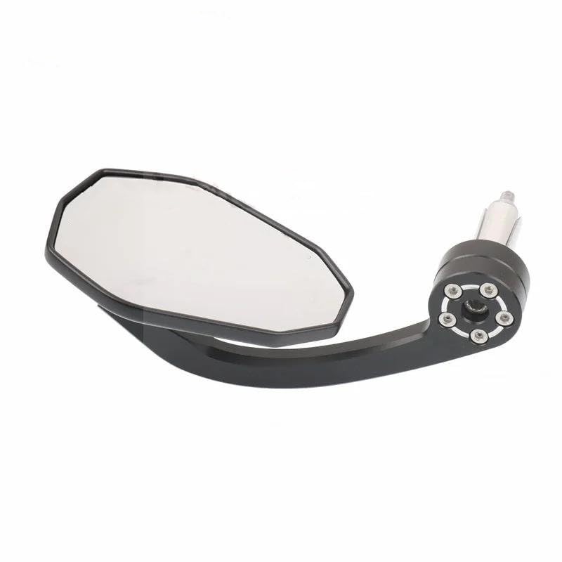 Espejos retrovisores de manillar 22mm de aluminio mecanizado para Panigale V4 y V2 4