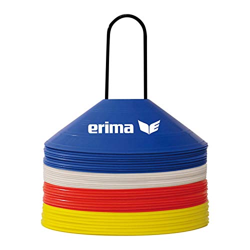 Erima Unisex Markierungshüte Set (724104), red/blue/yellow/white, 1