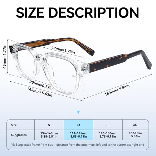 Image of Dollger Blue Light Glasses for Women Men Computer Glasses Square Blue Light Blocking Glasses