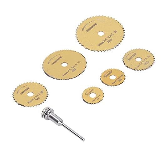 Versatile 7-Piece Mini Saw Blade Set