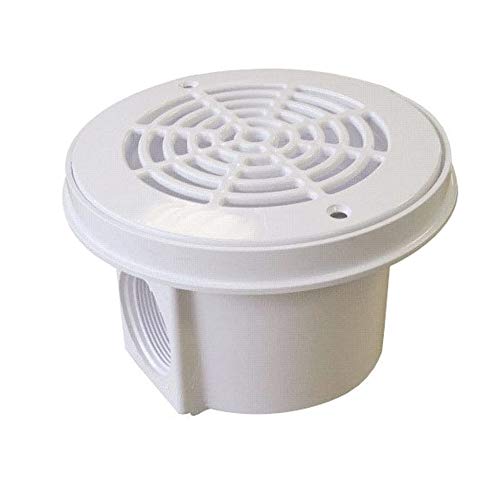 Risaliti Depurazione Acqua 3253 Presa di Fondo Serie Super Luxe 2" Cofies per Piscine costruite in CLS e Rivestimento in Liner/PVC Armato