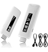 ICZI ワイヤレスHDMI 送受信機セット hdmi 無線化 LEDディスプレイ搭載 8台増設可能 収納に便利 30/50m転送距離1080P/5Ghz WIFI&設定不要 映像音声同期出力 ...