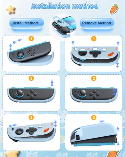 Image of WAXITY Switch 2 Cute Protective Case, Dockable Hard Cover Shell Accessories