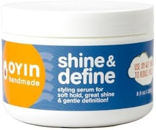 Oyin Handmade Shine & Define Styling Serum For Soft Hold, Great Shine & Gentle Definition| 8 oz