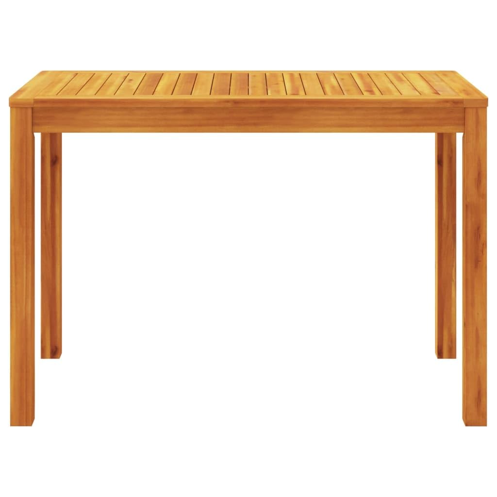 LAPOOH Tavolo da pranzo da giardino in legno massello di acacia 110 x 55 x 75 cm, set tavolo e sedie da giardino, tavolo terrazza esterna e sedie, set terrazza, mobili da giardino esterno - 366368