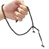 Muslim Rosary Tasbih - 6mm-Bead Dense Tamarind Wood with 99-beads & Counters in GIFT BOX Tasbeeh Sibha Misbaha Subha Islamic Dhikr Beads