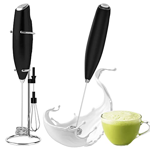 Espumador de Leche Eléctrico – Batidora de Mano Portátil – Batidora de Varillas Pequeña – Batidora de Leche para Espuma Eléctrico – Mini Batidora Portátil para Batidos – Milk Frother