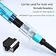 Candeon Glasfaser Reinigungsstift, One-Click Glasfaser Reiniger für MPO/MTP Stecker, Fiber Optic Cleaner LWL Reinigungsstift Verbindungs Reinigungswerkzeug, Reinigt über zu 600 Mal