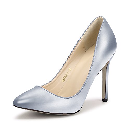 Escarpins cuir verni femme beige argent pointure 38 OCHENTA