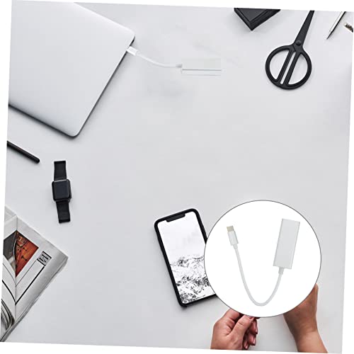 Adaptador Ethernet USB C 2 piezas para laptop y PC de alta velocidad 7