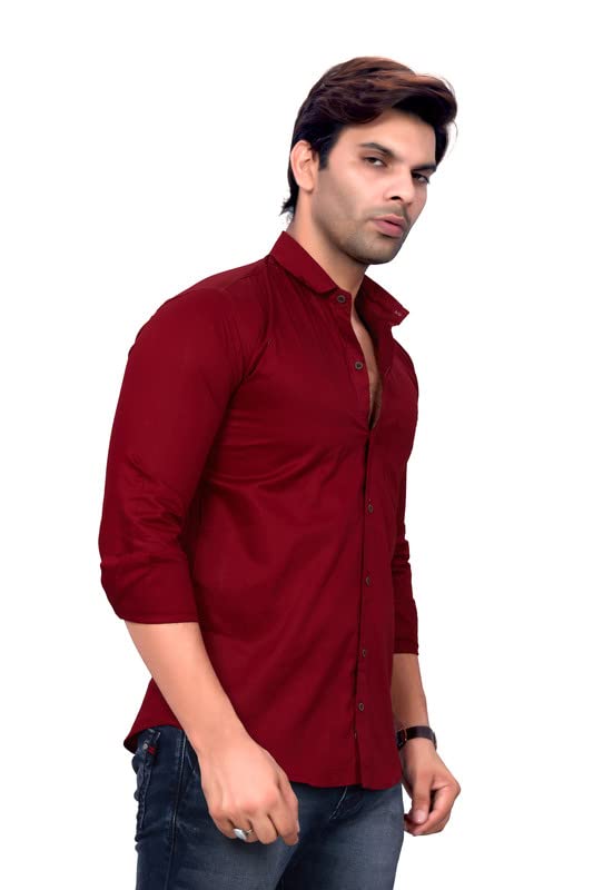 Image of Men's Cotton Regular Fit Fullsleeves Fomal Shirt