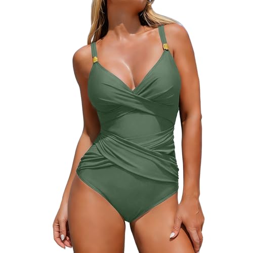 Maillot de bain monokini bleu ciel taille S pour femme adepte de natation et plage