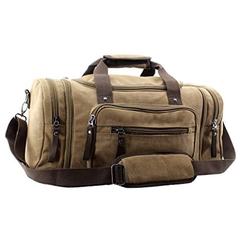 Jiao Miao Overnight Handbag Shoulder Canvas Travel Tote Luggage Weekender Duffel Bag,170804-04 Cover