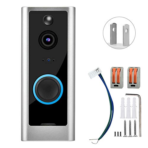 Campainha Wi-Fi, Campainha de vídeo HD de 720p WiFi WiFi Vídeo porteiro inteligente Monitoramento do