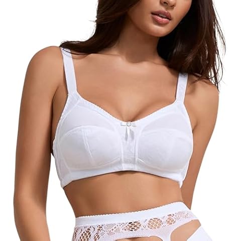 ohmydear Women's Non Wired Plus Size Bra Cover