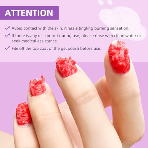 Image of JODSONE 18ml Gel Nail Polish Remover, Professional Gel Polish Remover, No Soaking or Wrapping Required, Quick and Easy Removal in 2-5 Minutes
