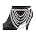 Women Boot Bracelet Western Fashion Jewelry Silver Color Metal Chain Waves Strands Shoe Charm Anklet