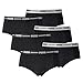 Produktbild PUMA Damen Iconic Mini Shorts, 6er Pack - Cotton Modal Stretch, Vorteilspack (schwarz, S (Small) - 6er Pack)