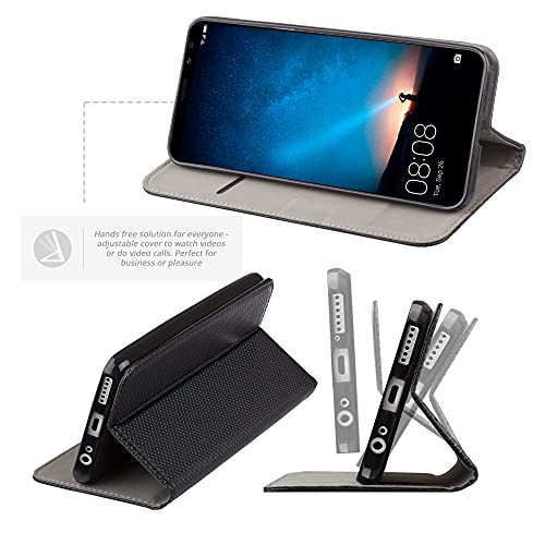 Moozy Cover per Huawei Mate 10 Lite, Nero